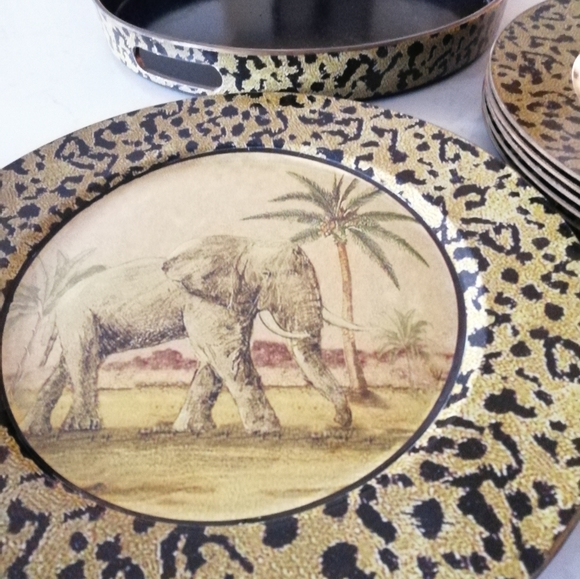 Charger plates with matching serving tray - Picture 4 of 4